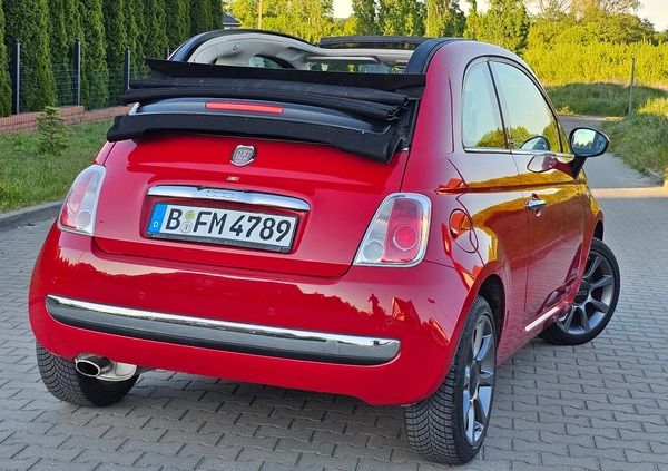 Fiat 500 cena 19900 przebieg: 127000, rok produkcji 2011 z Jaraczewo małe 277